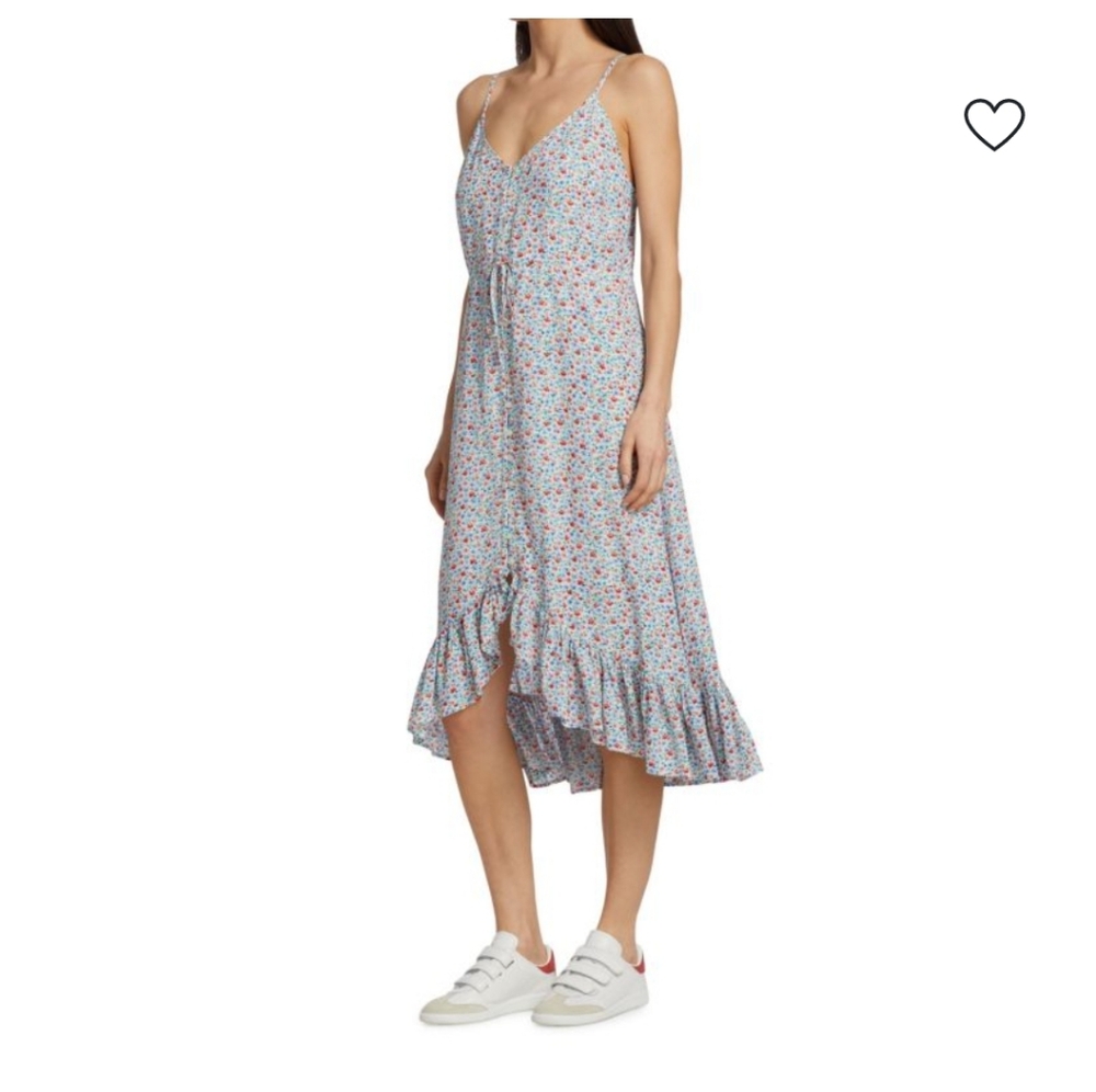 PRICE DROP  Rails Frida Wild Daisies Tiered Ruffle Ditzy Strappy Sundress Medium